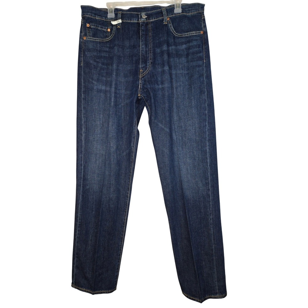 Levi's Big E 505 Mens Remake Dark Wash Straight Leg Jeans